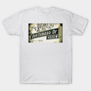 Don Tomaso Drive, Los Angeles, California by Mistah Wilson T-Shirt